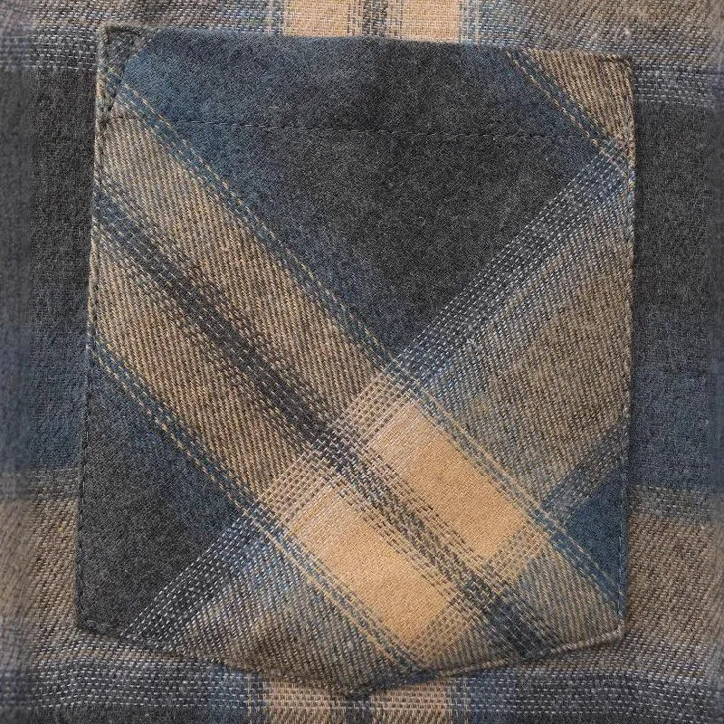 Men's Retro Casual Plaid Lapel Long Sleeve Shirt 12288094TO sold by Manly product image thumbnail 5