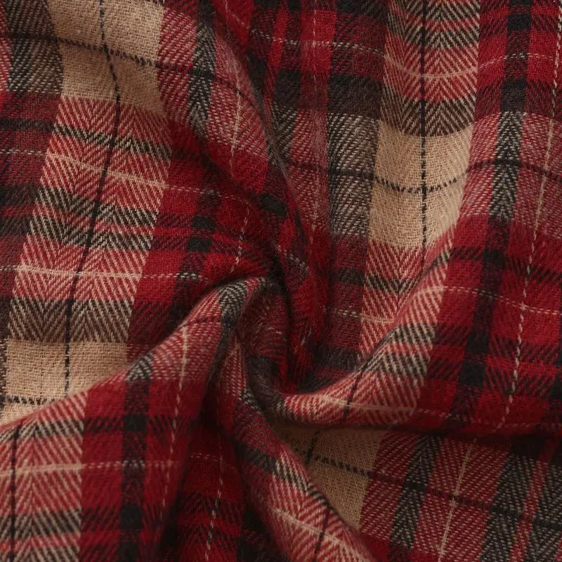 Men's Retro Casual Plaid Lapel Long Sleeve Shirt 87606277TO sold by Manly product image thumbnail 2