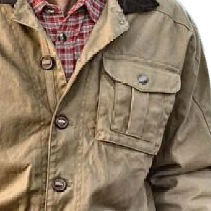 Men's Casual Canvas Lapel Jacket 06213136F sold by Manly product image thumbnail 4
