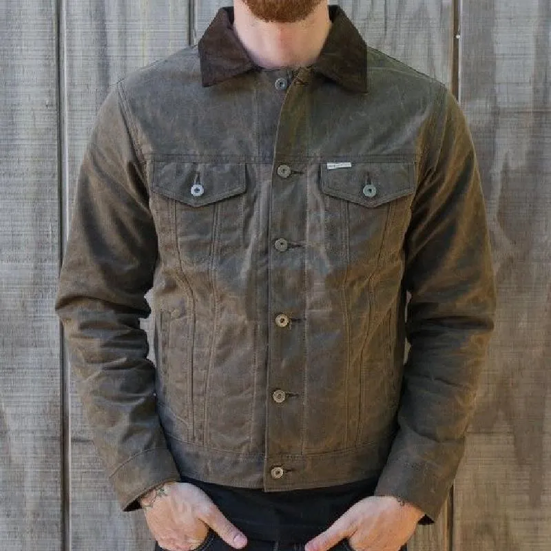 Men's Vintage Classic Lapel Denim Jacket 48762152F sold by Manly product image thumbnail 2