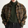 Men's Vintage Check Button Jacket 03755207U sold by Manly
