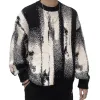 Men's Casual Contrast Color Knitted Sweater 84758022U sold by Manly
