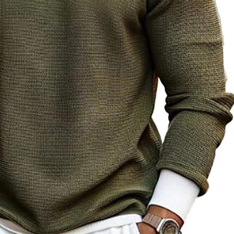 Men's Casual Contrast Waffle Hoodie 43937543X sold by Manly product image thumbnail 2