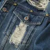 Men's Vintage Ripped Denim Jacket 47230882Y sold by Manly