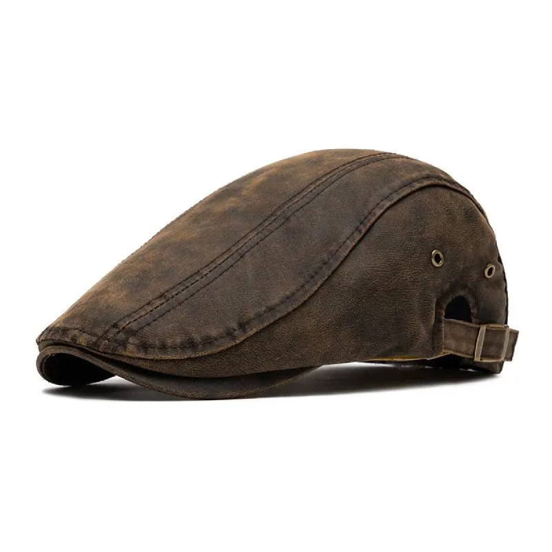 Men's Vintage Distressed Beret 38200659U sold by Manly