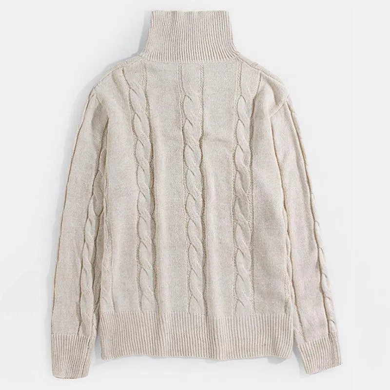 Men's Classic Casual Stand Collar Button Long Sleeve Sweater 46771400K sold by Manly product image thumbnail 4