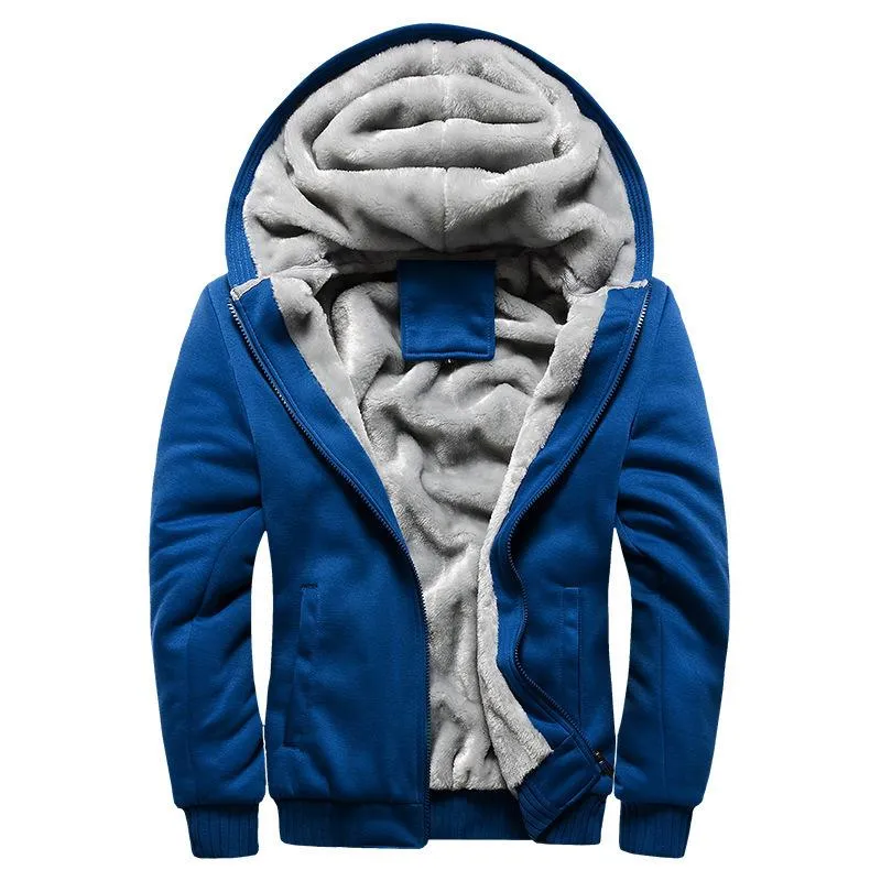 Men's Casual Fleece Hooded Jacket 64758413F sold by Manly