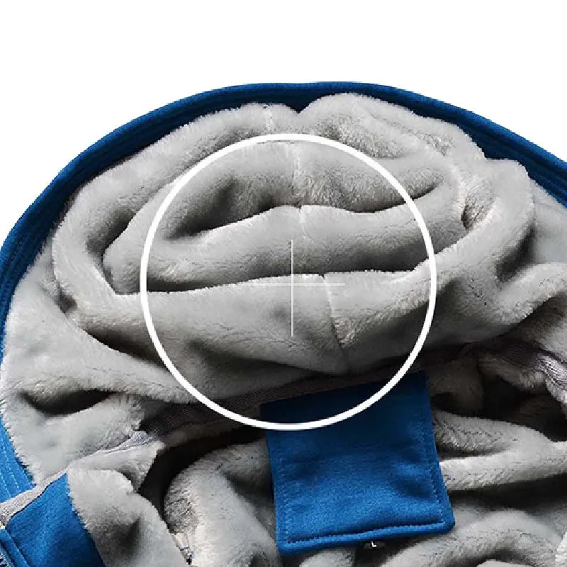 Men's Casual Fleece Hooded Jacket 64758413F sold by Manly product image thumbnail 5