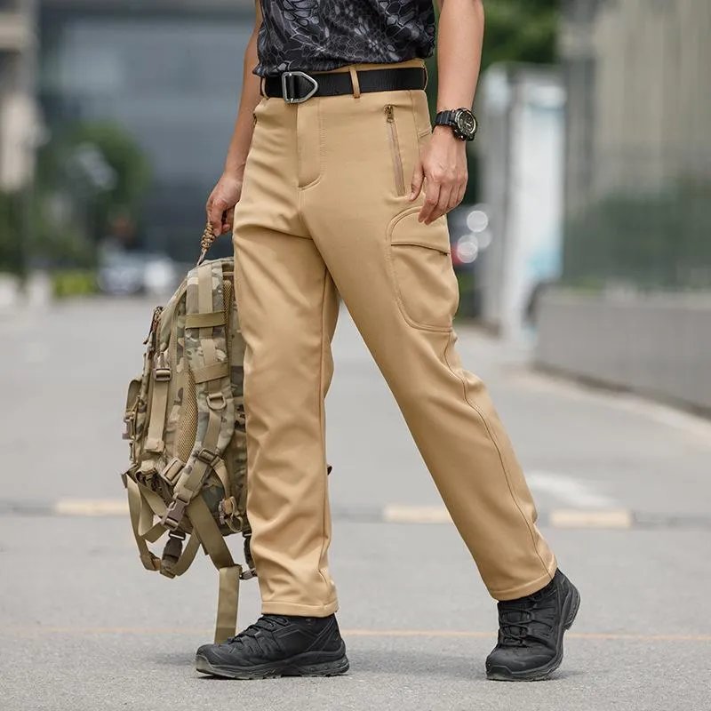 Men's Solid Color Outdoor Multi-pocket Cargo Pants 28121540Z sold by Manly product image thumbnail 2