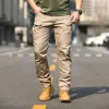 Men's Solid Color Outdoor Multi-pocket Cargo Pants 86827118Z sold by Manly