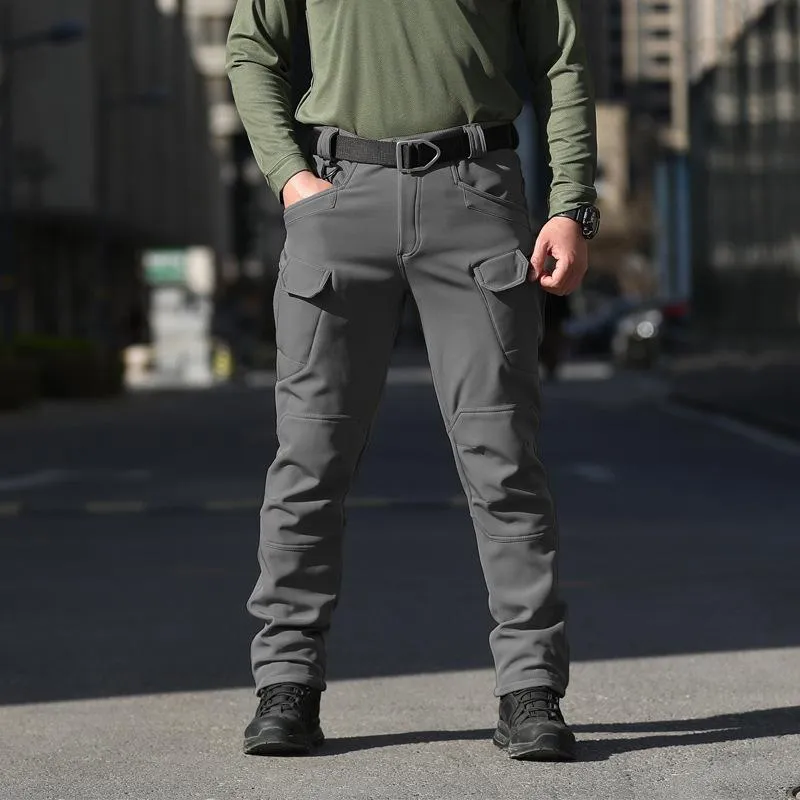 Men's Solid Color Outdoor Multi-pocket Cargo Pants 27498032Z sold by Manly product image thumbnail 5