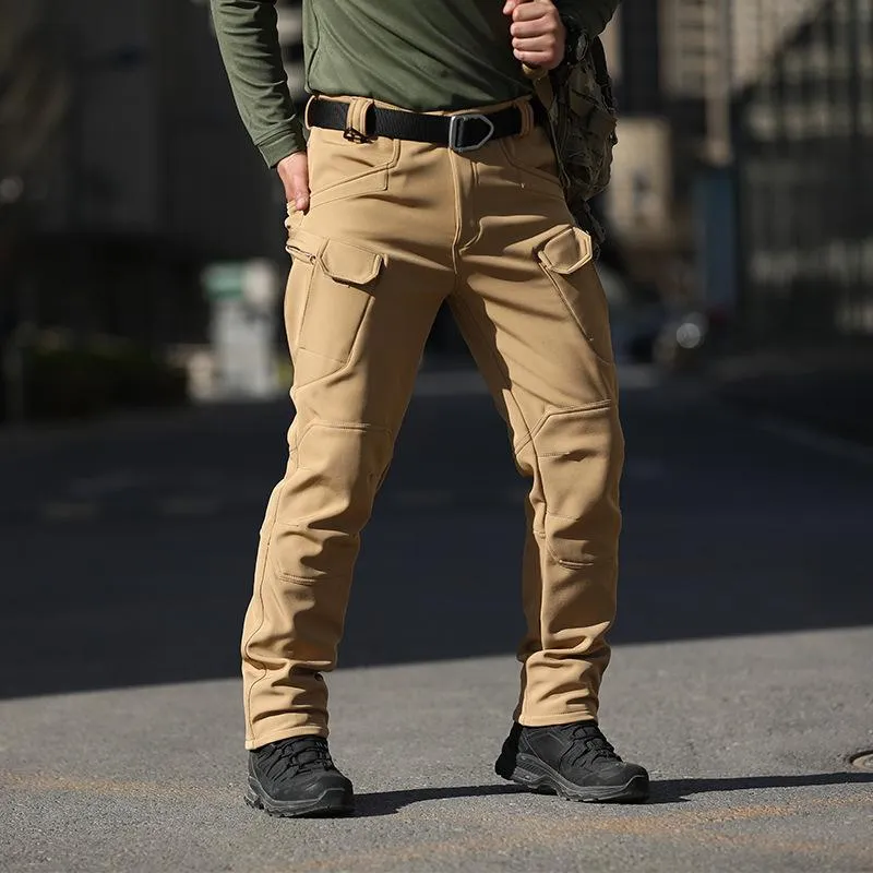 Men's Solid Color Outdoor Multi-pocket Cargo Pants 27498032Z sold by Manly product image thumbnail 2