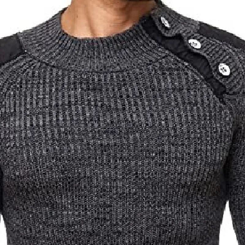 Men's Classic Crew Neck Pullover Knit Sweater 91613623F sold by Manly product image thumbnail 3