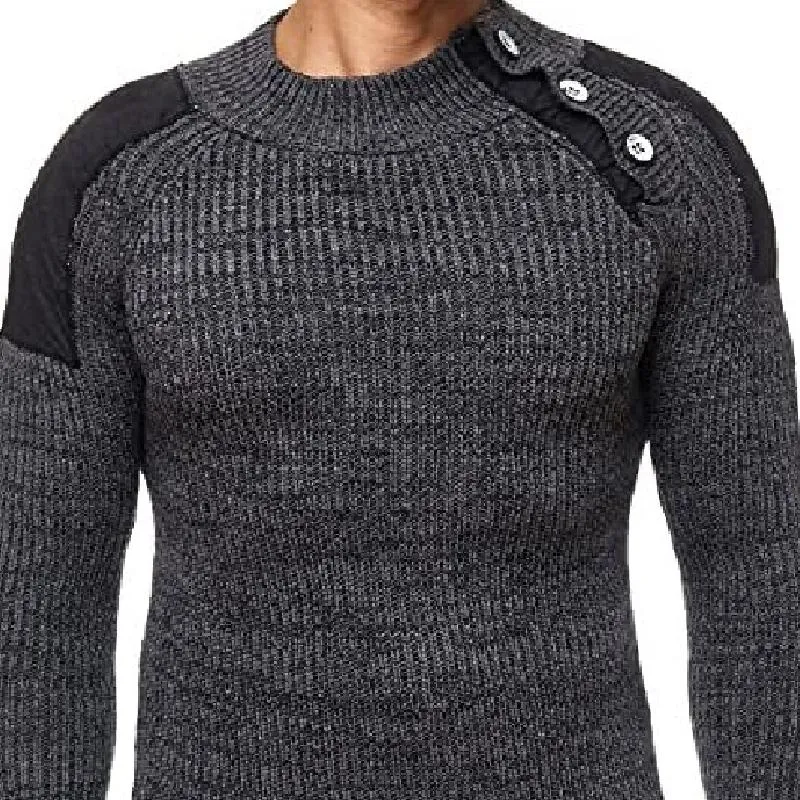 Men's Classic Crew Neck Pullover Knit Sweater 91613623F sold by Manly product image thumbnail 2