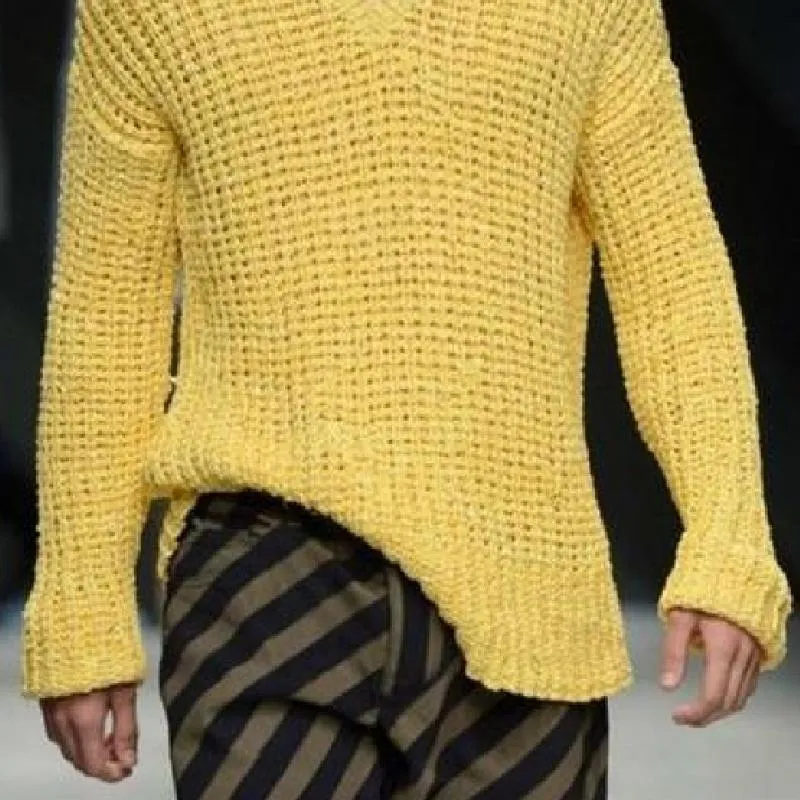 Men's Casual Comfortable V-Neck Long Sleeve Knitted Sweater 81735634K sold by Manly product image thumbnail 4