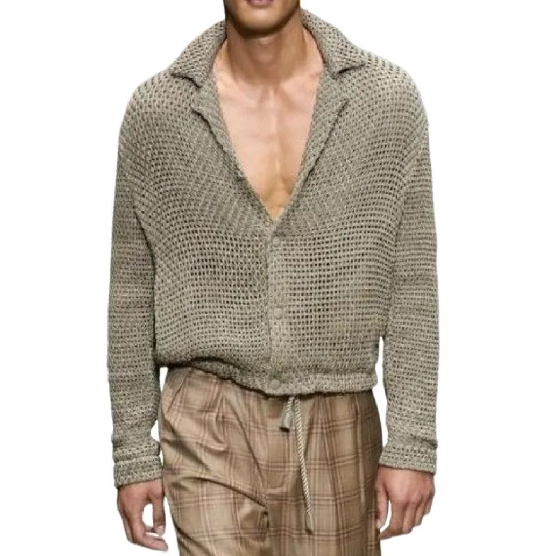 Men's Classic Casual V-Neck Knit Cardigan 30873100K sold by Manly