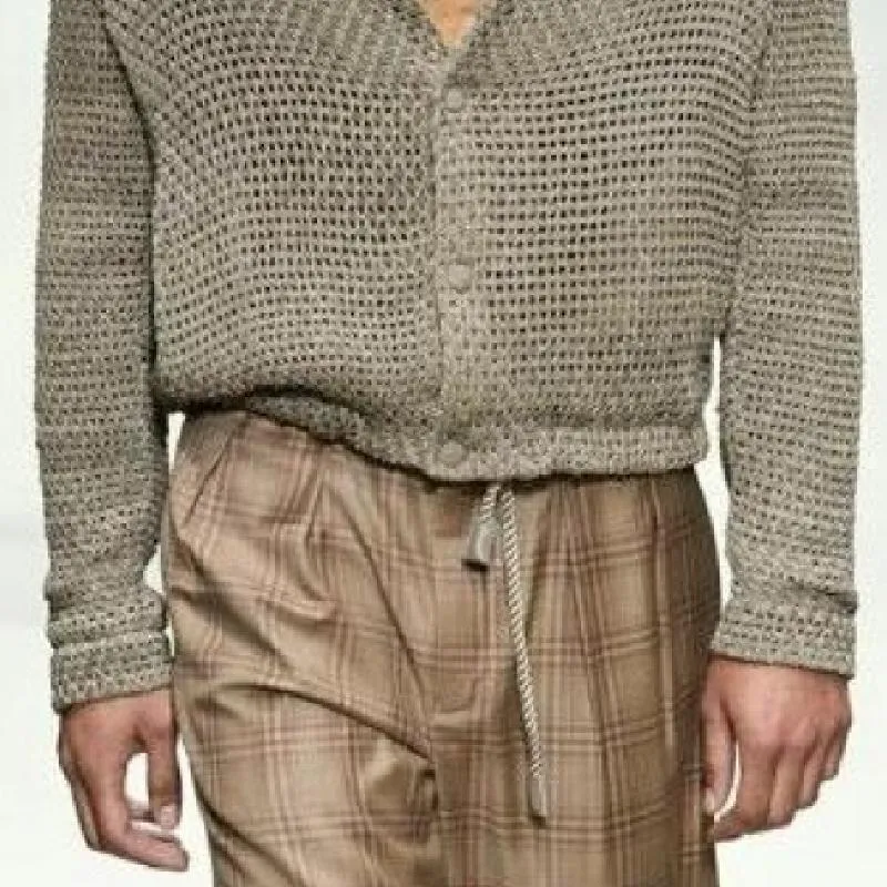 Men's Classic Casual V-Neck Knit Cardigan 30873100K sold by Manly product image thumbnail 4