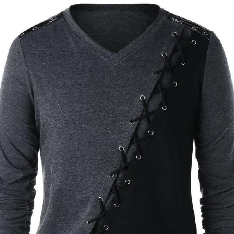 Men's Casual Fashion V-neck Sweatshirt 20446299F sold by Manly product image thumbnail 3