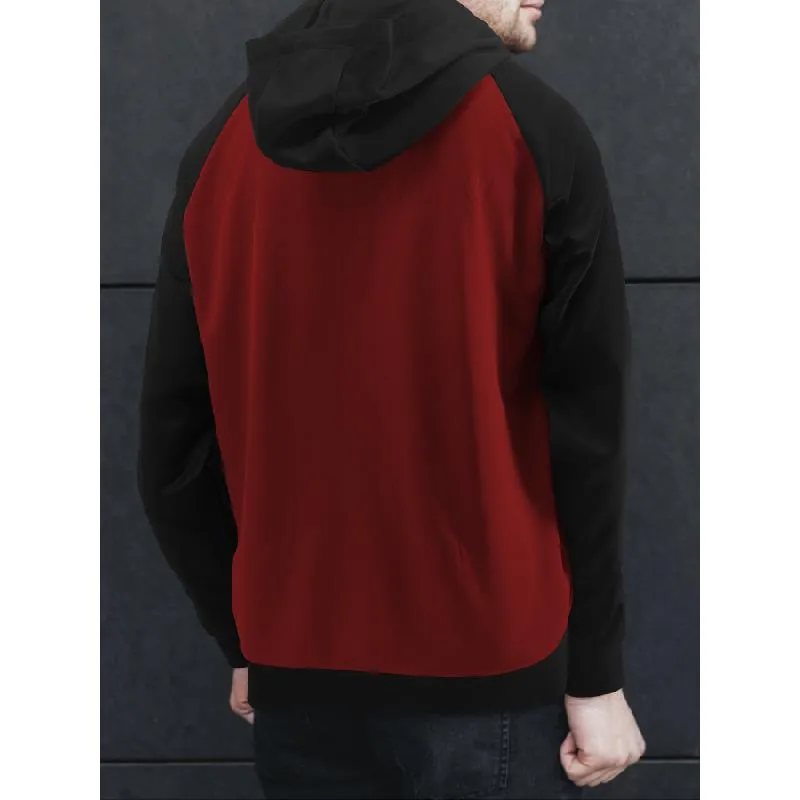 Men's Casual Color Matching Hooded Sweatshirt Jacket 73800577Y sold by Manly product image thumbnail 4