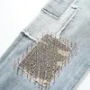 Men's Patchwork Embroidered Jeans 86112741Y sold by Manly