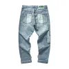 Men's Patchwork Embroidered Jeans 86112741Y sold by Manly