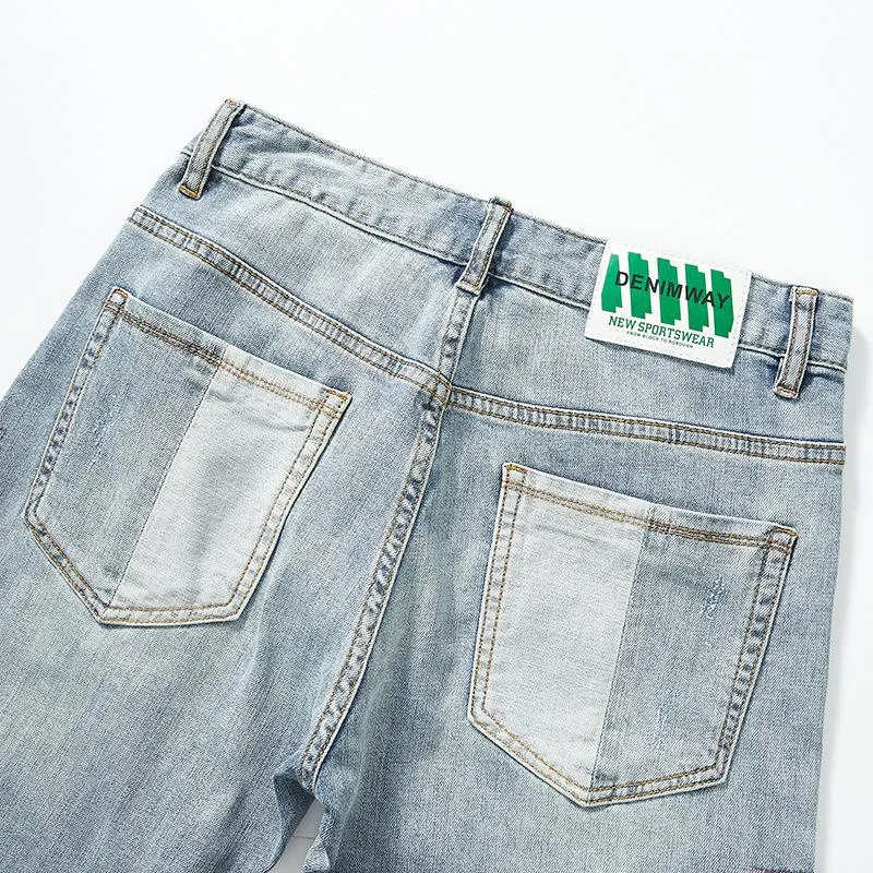 Men's Patchwork Embroidered Jeans 86112741Y sold by Manly product image thumbnail 5