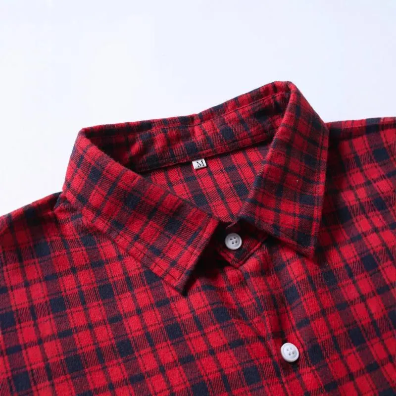 Men's Casual Plaid Long-Sleeved Shirt 85144499Y sold by Manly product image thumbnail 2