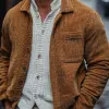Men's Casual Warm Lapel Corduroy Jacket 07362371F sold by Manly