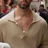 Men's Casual Fashionable V-neck Long-sleeved Knitted Sweater 07969515K sold by Manly