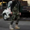 Men Casual Camouflage Cargo Overalls 14686074Y sold by Manly