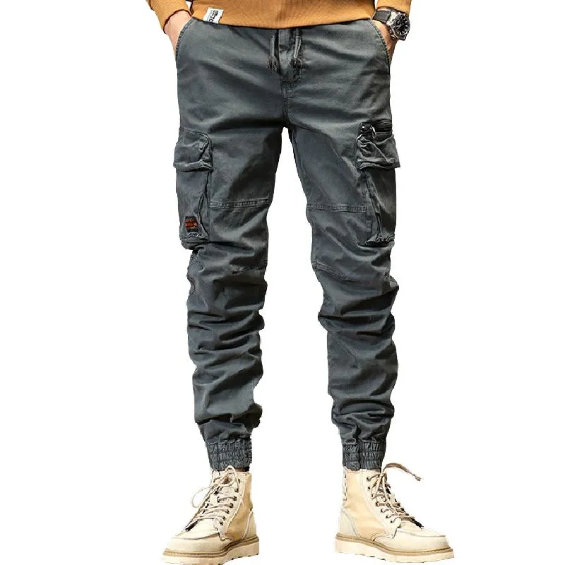 Men's Simple and Versatile Multi Pocket Cargo Pants 20526444F sold by Manly product image thumbnail 4