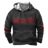 Men's Vintage Print Hoodie 65428360U sold by Manly