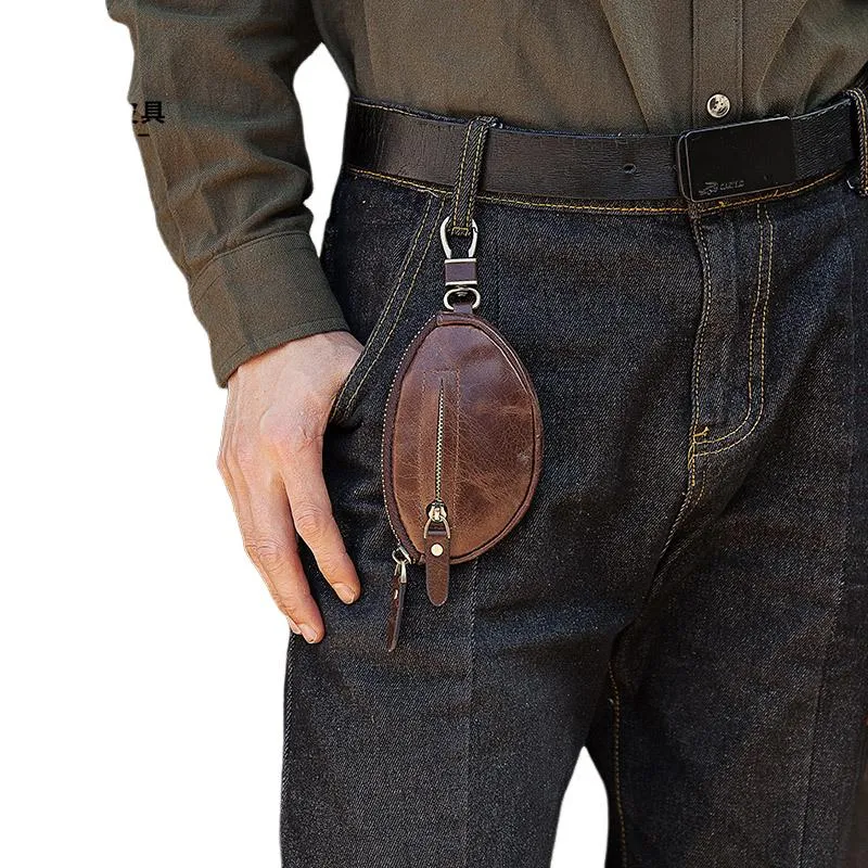 Men's Classic Cowhide Car Key Zipper Wallet 08486347K sold by Manly product image thumbnail 2