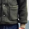 Men's Vintage Casual Polar Fleece Pocket Jacket 10315784TO sold by Manly