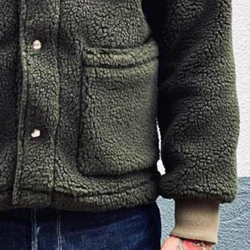 Men's Vintage Casual Polar Fleece Pocket Jacket 10315784TO sold by Manly product image thumbnail 3