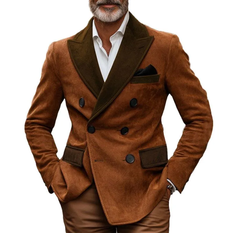 Men's Vintage Suede Colorblock Blazer 26844793X sold by Manly