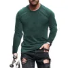 Men's Classic Casual Crew Neck Long Sleeve T-Shirt 78521115K sold by Manly