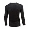 Men's Classic Casual V-Neck Long Sleeve T-Shirt 03851336K sold by Manly