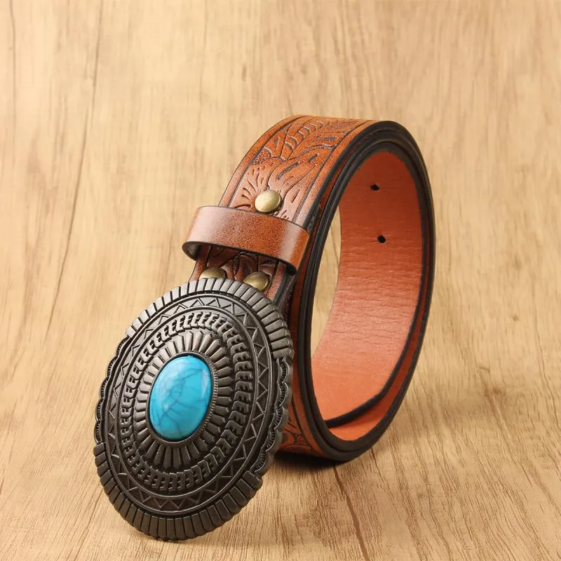 Men's Classic Vintage Western Cowboy Style Belt 76313607K sold by Manly product image thumbnail 5