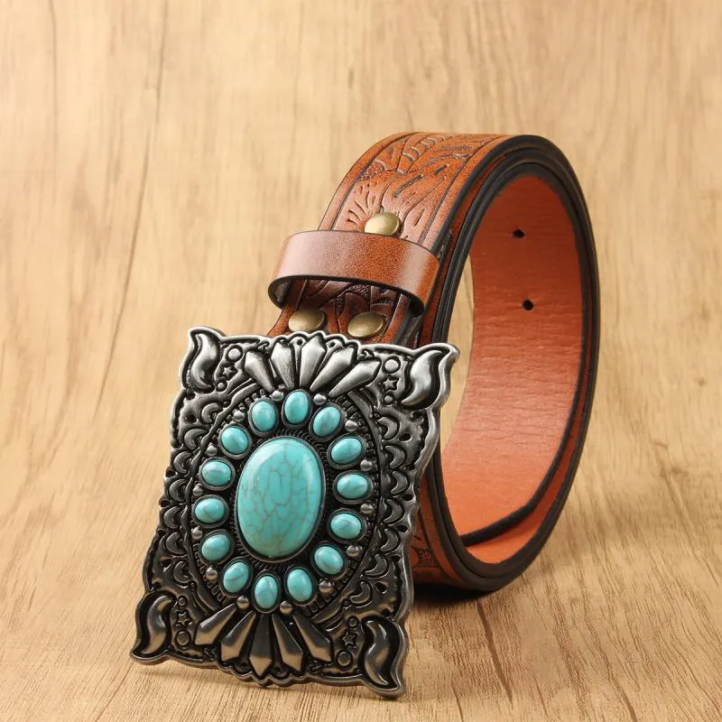 Men's Classic Vintage Western Cowboy Style Belt 76313607K sold by Manly product image thumbnail 3