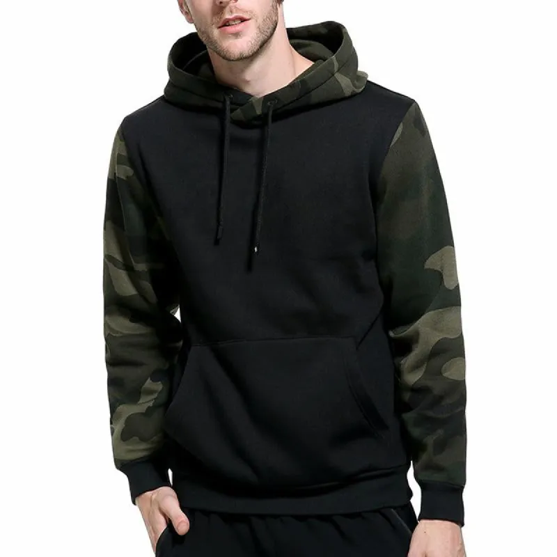 Men's Colorblock Camouflage Hoodie 17316804U sold by Manly