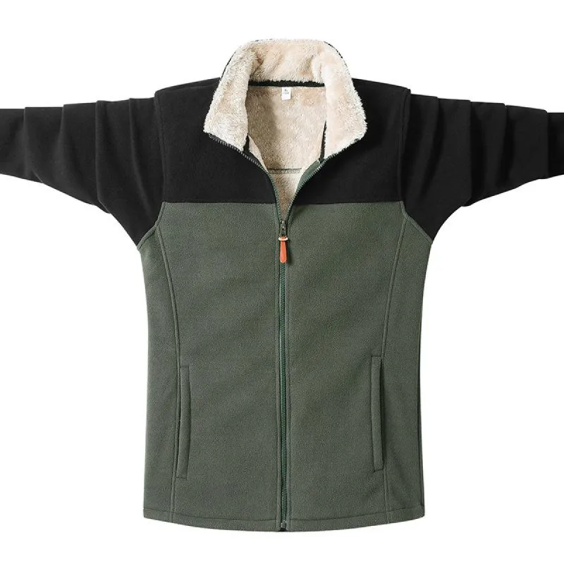 Men's Fleece Warm Polar Fleece Jacket 25365370U sold by Manly