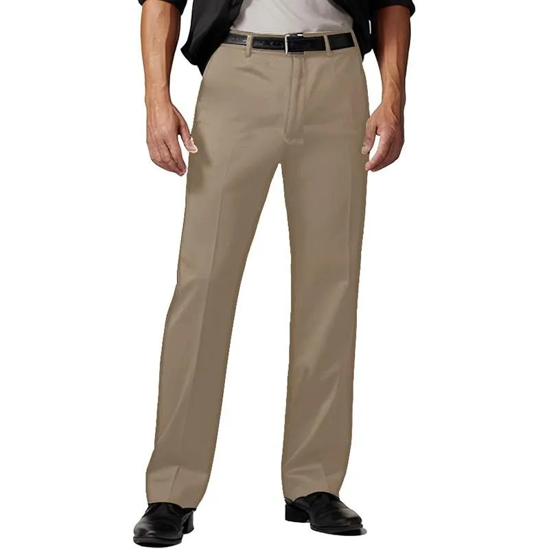 Men's Classic Solid Color Straight Suit Pants 74080785X sold by Manly product image thumbnail 2