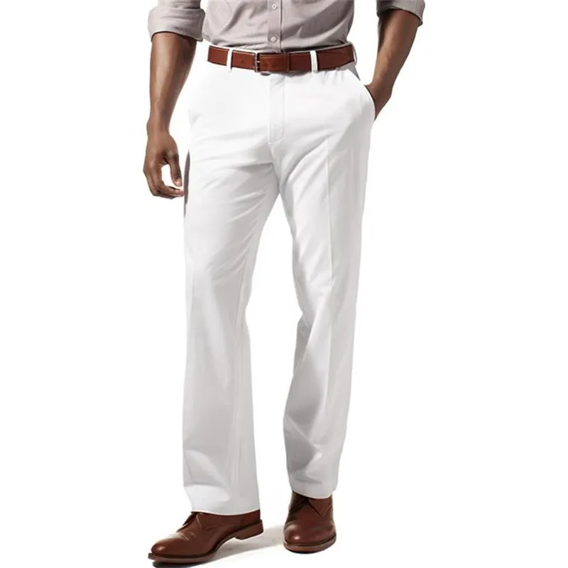 Men's Classic Solid Color Straight Suit Pants 74080785X sold by Manly product image thumbnail 3