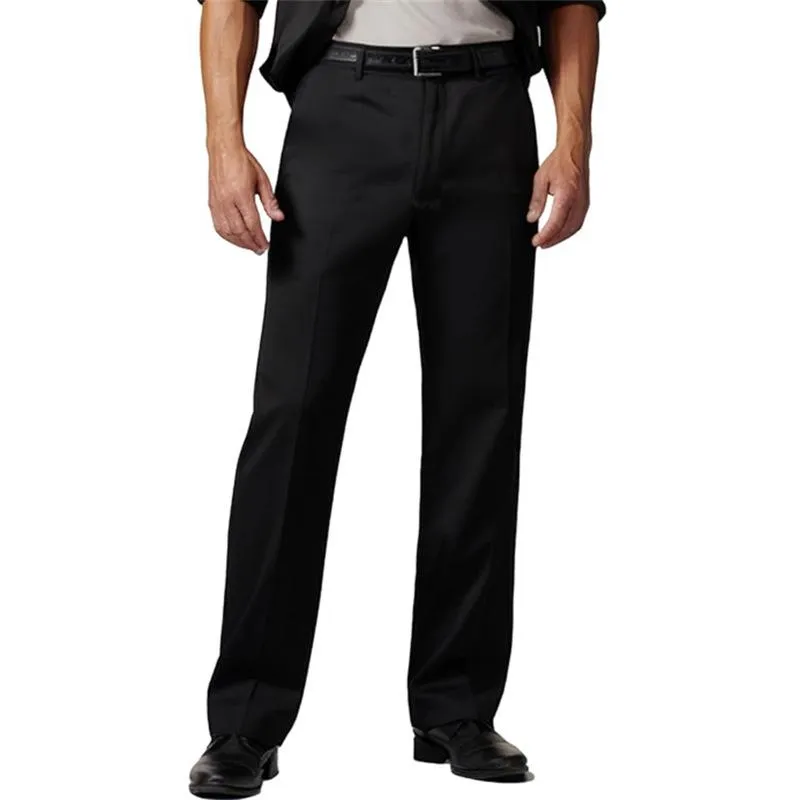 Men's Classic Solid Color Straight Suit Pants 74080785X sold by Manly