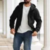 Men's Hooded Polar Fleece Zip-Up Jacket 51830535X sold by Manly