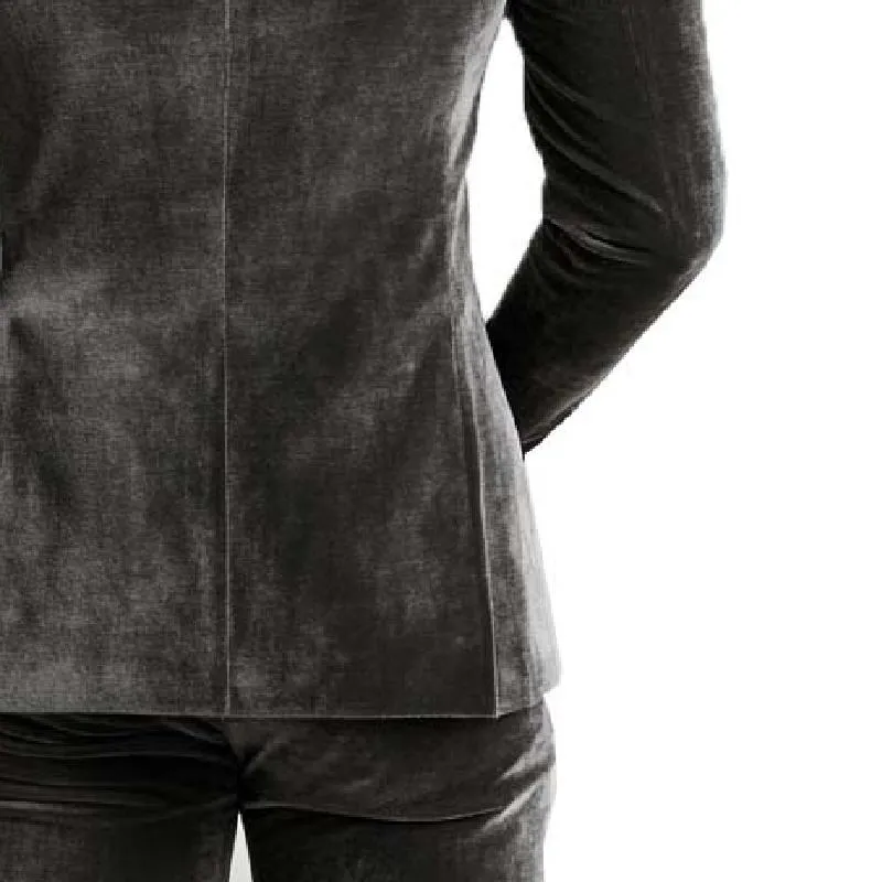 Men's Classic Vintage Single Breasted Velvet Blazer 78253531K sold by Manly product image thumbnail 4