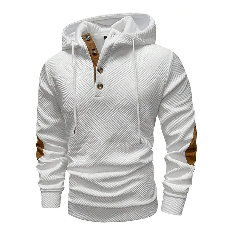 Men's Colorblock Casual Pullover Hoodie 09678613X sold by Manly product image thumbnail 3