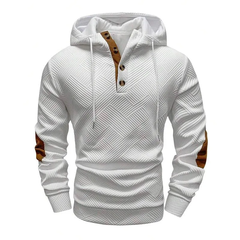 Men's Colorblock Casual Pullover Hoodie 09678613X sold by Manly