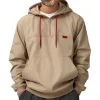 Men's Khaki Half Zip Hoodie 48626255U sold by Manly